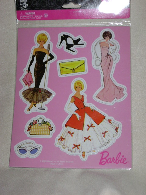 Barbie 50th Magnetic Paper Doll